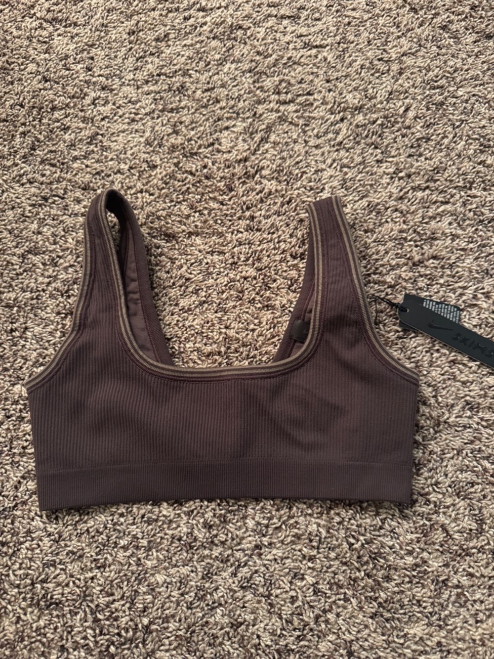 Skims x Nike Ribbed Seamless Micro Scoop Bra